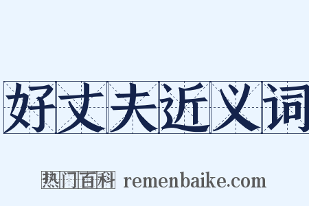 好丈夫近义词是什么意思的图片